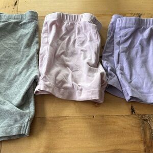 The Children’s Place 5/6 Kids Cotton Shorts (Lavender, Light Pink, Gray)